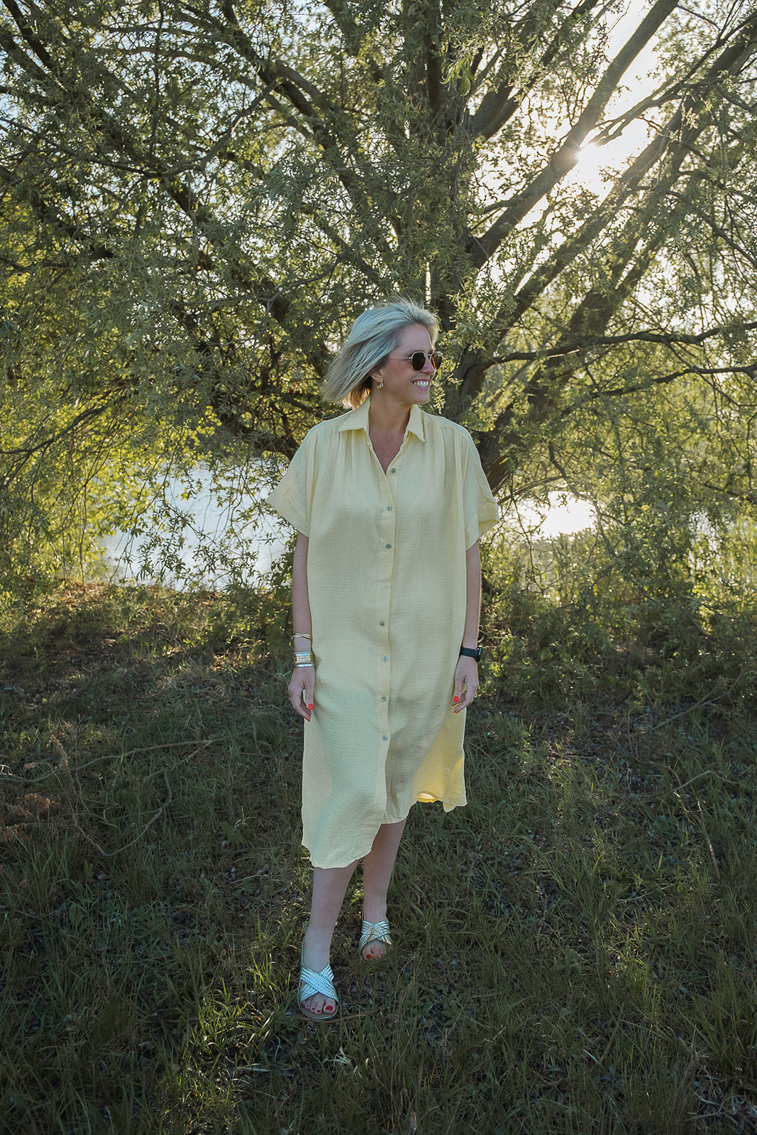 Vaya dress geel