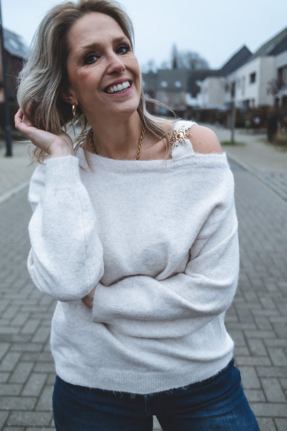 Sanne trui ecru