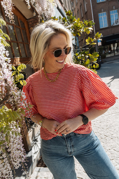 Rosaline blouse rood