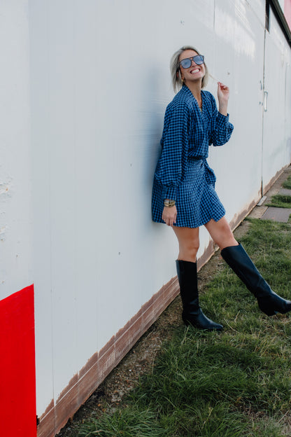 Pip dress blauw
