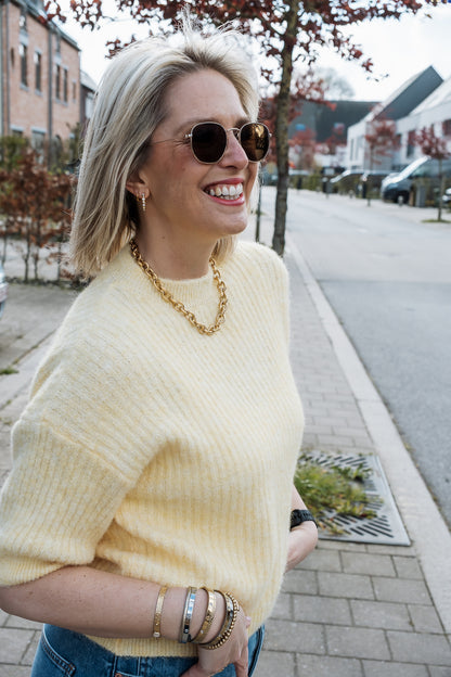 Loriane trui geel