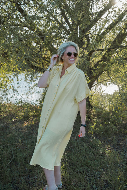 Vaya dress geel