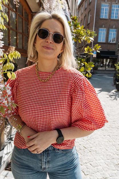 Rosaline blouse rood