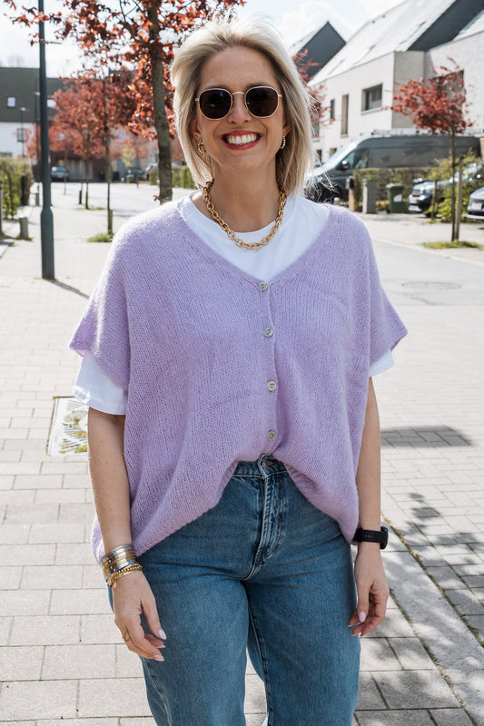Vivianne cardigan Lila