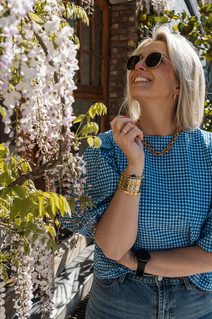 Rosaline blouse blauw