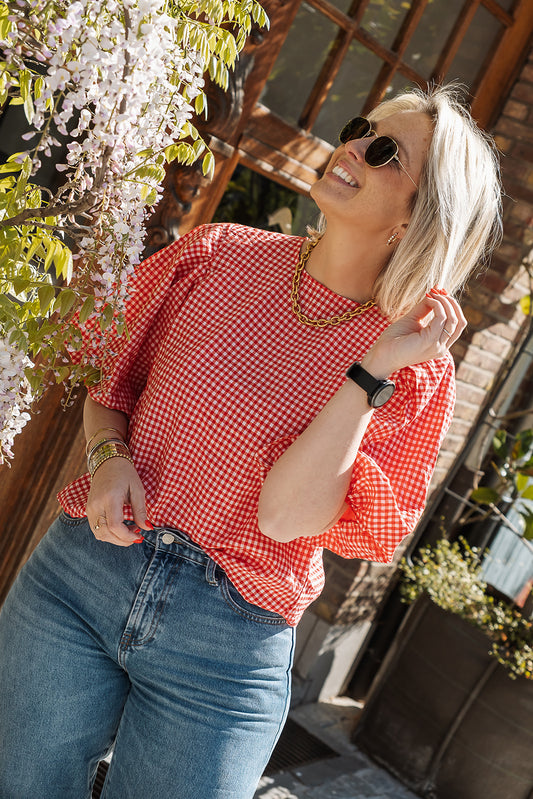 Rosaline blouse rood