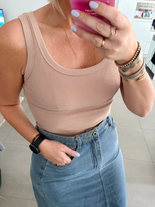 Maya top beige