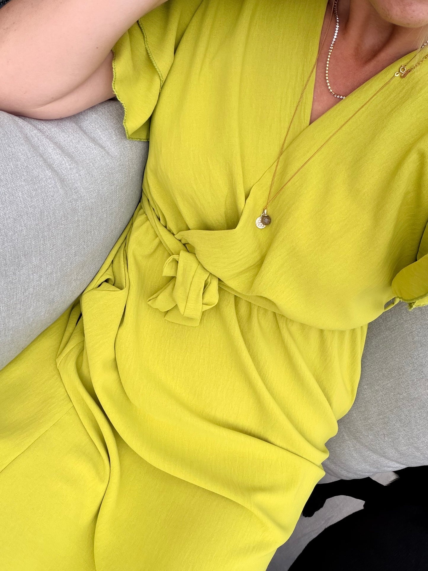 Estelle jurk groen