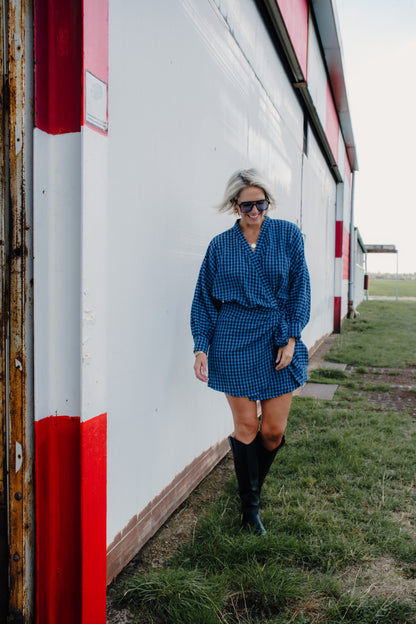 Pip dress blauw
