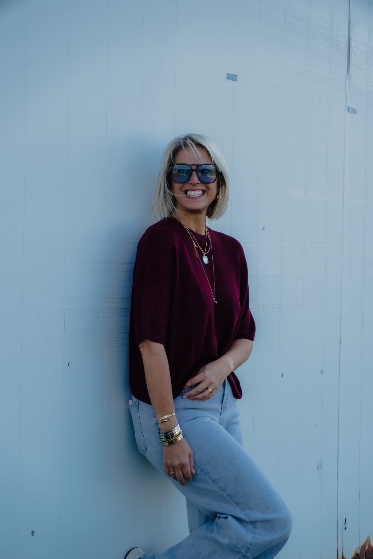 Willow shirt bordeaux