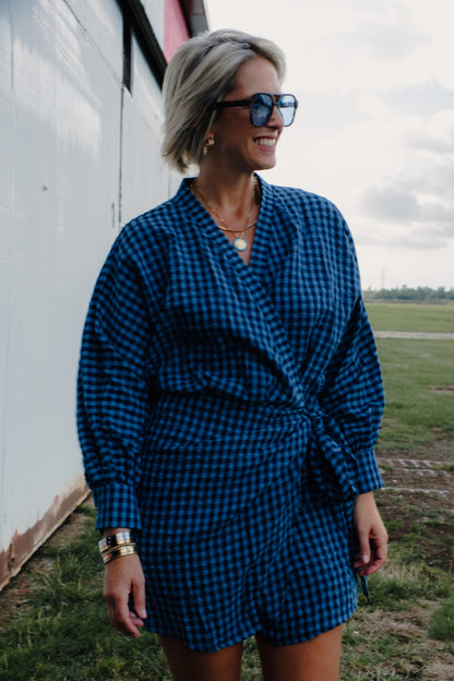 Pip dress blauw
