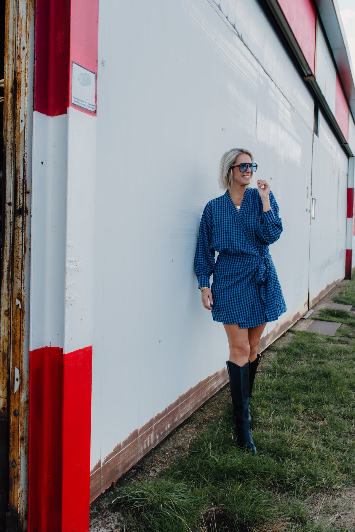 Pip dress blauw