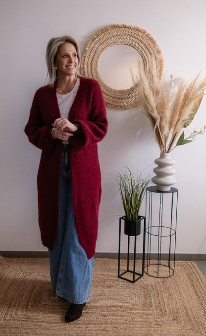 Silke cardigan lang