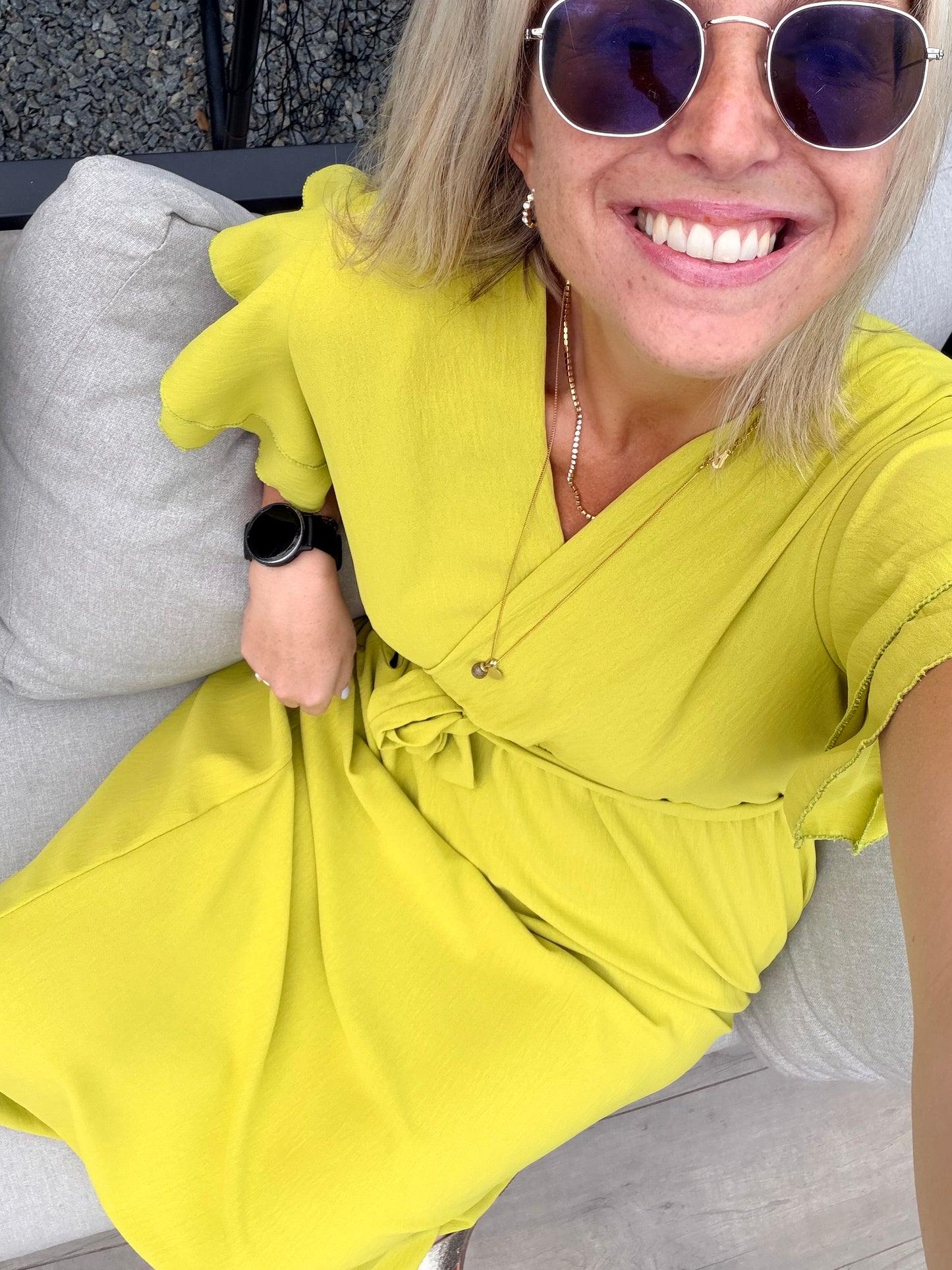 Estelle jurk groen