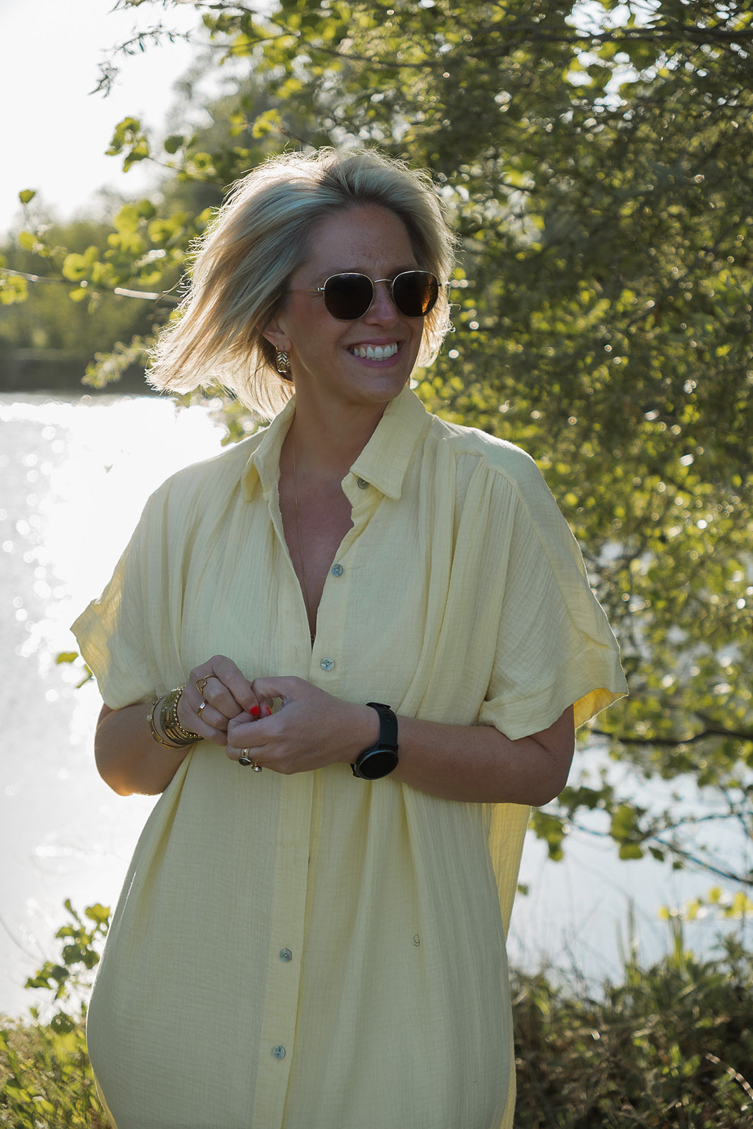Vaya dress geel