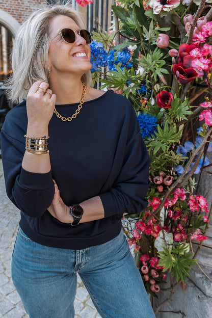 Meli trui blauw