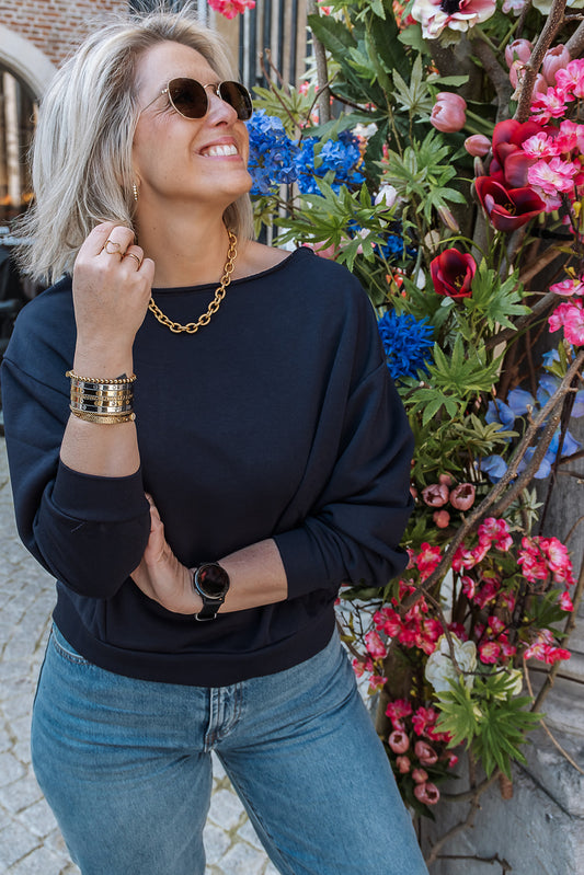 Meli trui blauw