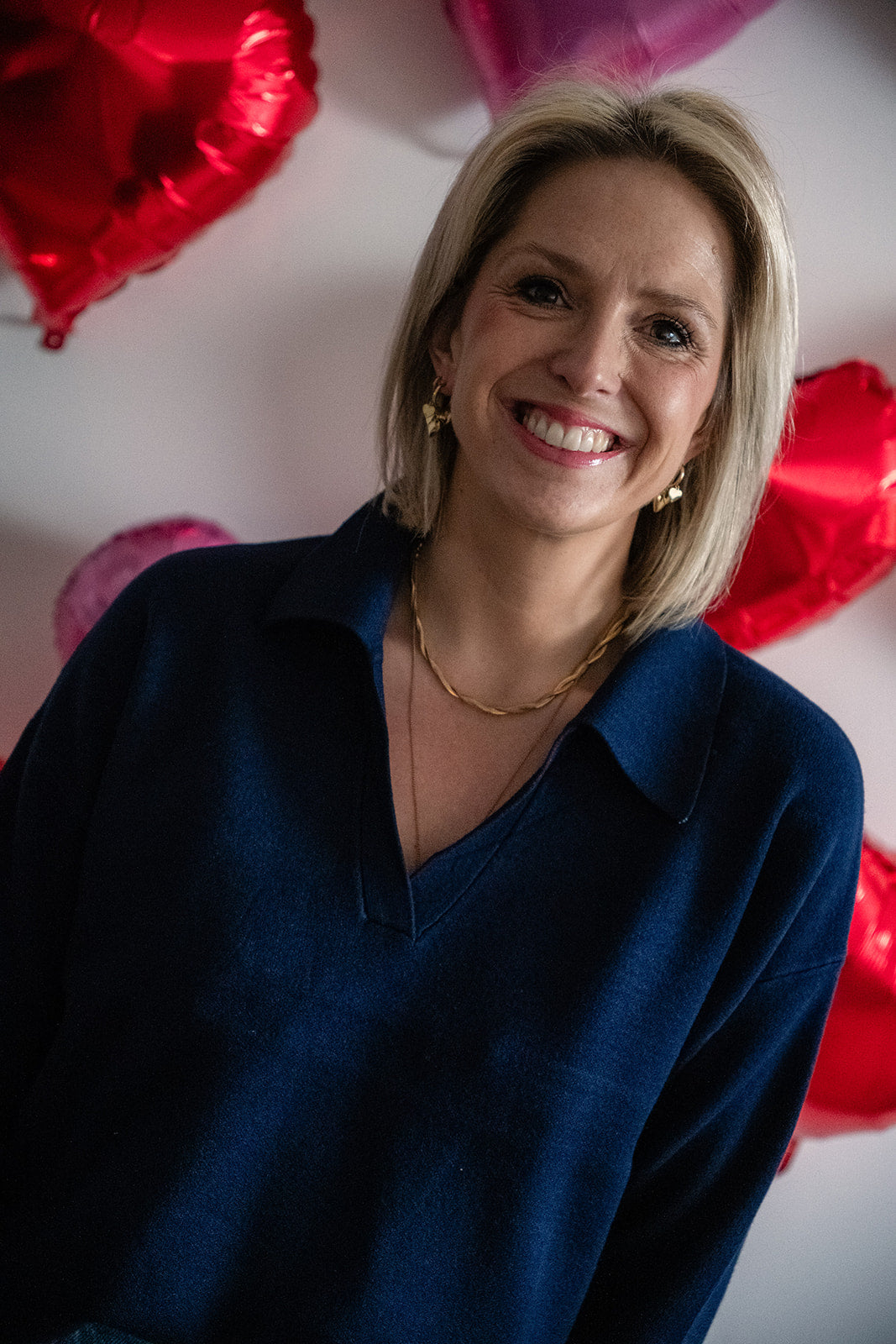 Jade polo donkerblauw