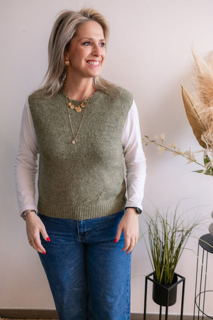 Elana debardeur groen