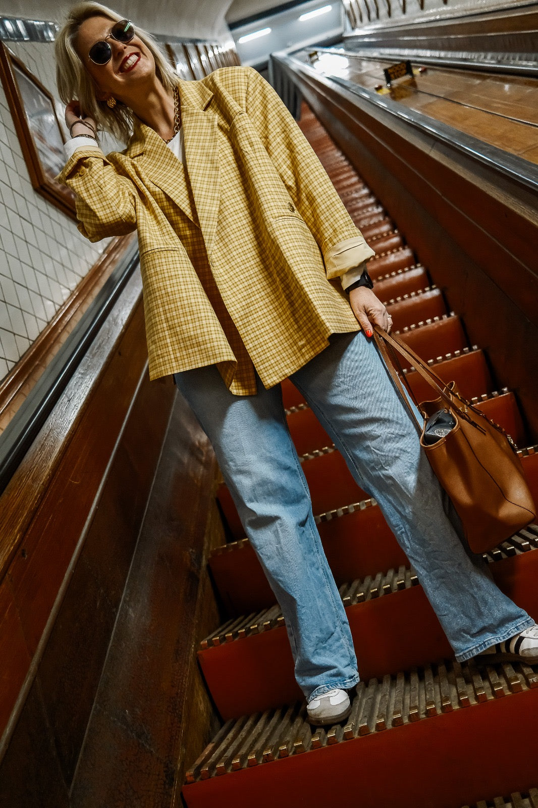 Lena blazer geel