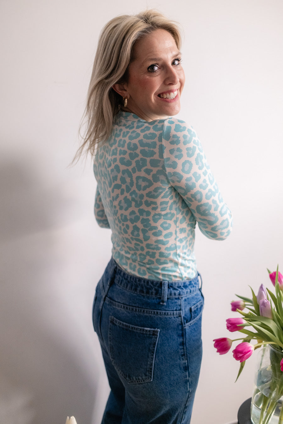 Yara shirt in Leo print