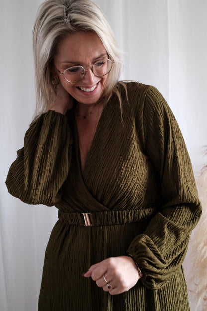 Mona jurk groen