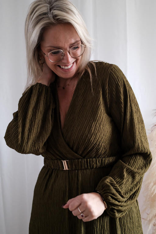 Mona jurk groen